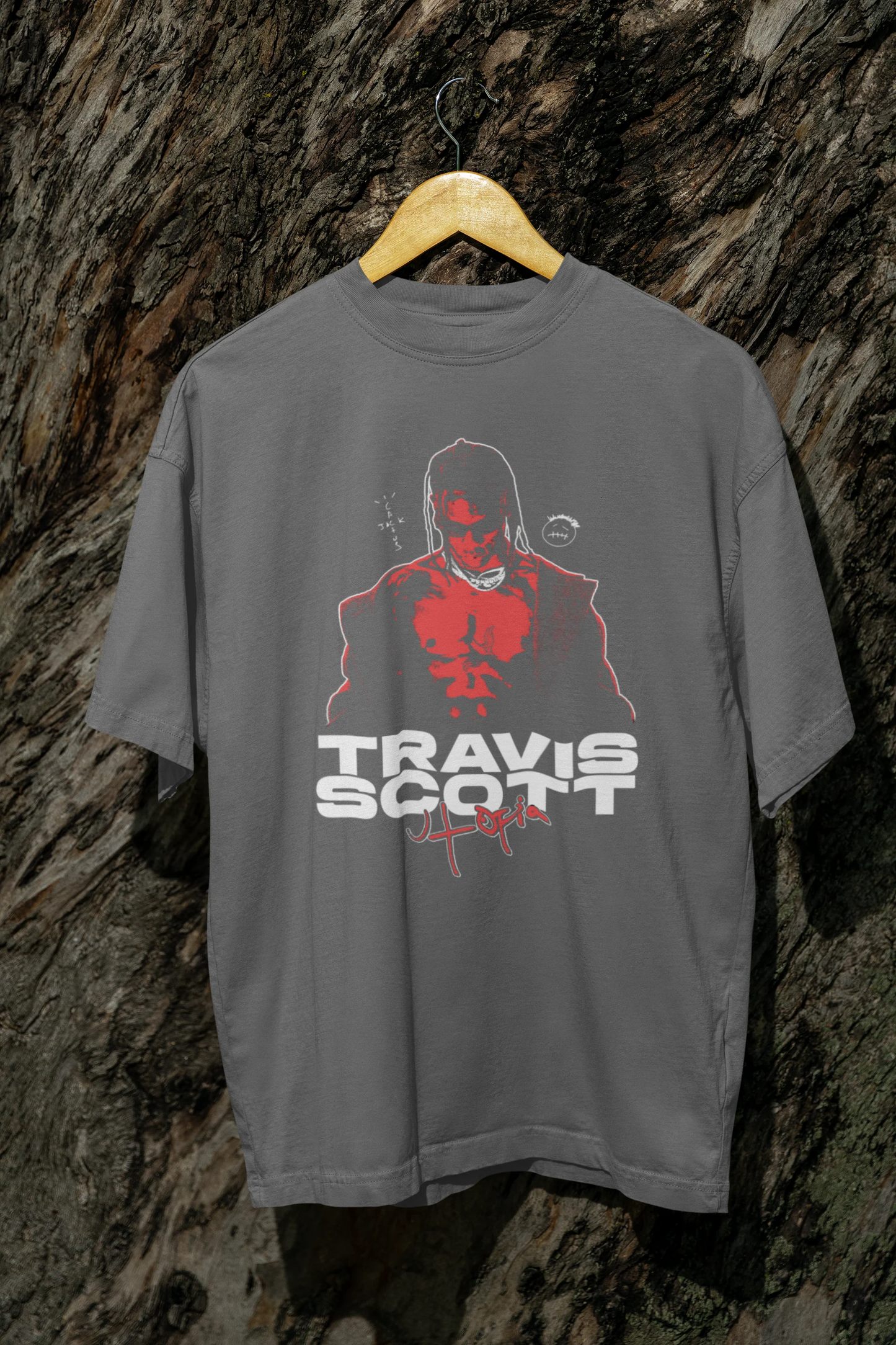 TRAVIS SCOTT UTOPIA RED Unisex T-Shirt